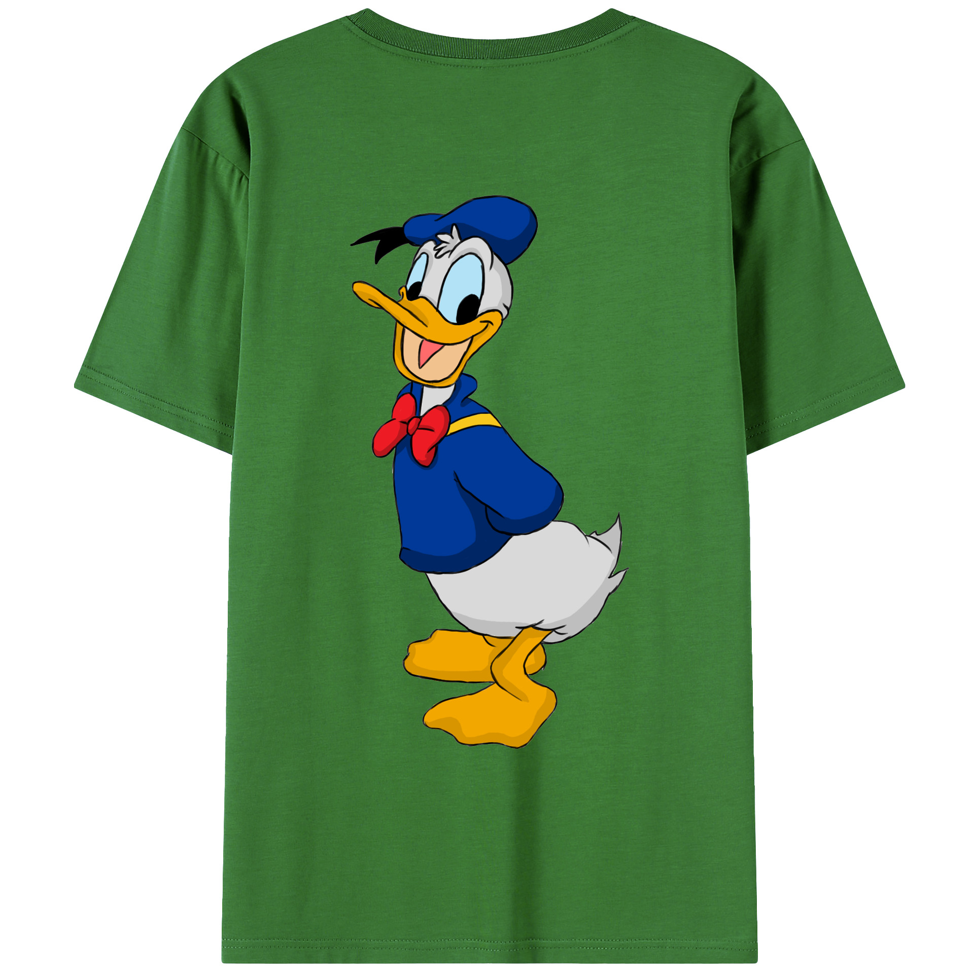 （画像用） ミッキーマウス Mickey Mouse レディース半袖Tシャツ(バックプリント)